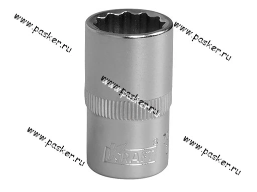 Головка торцевая 15 1/2 короткая 12-гранная KRAFT KT 700348