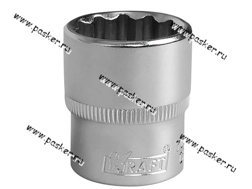 Головка торцевая 24 1/2 короткая 12-гранная KRAFT KT 700356