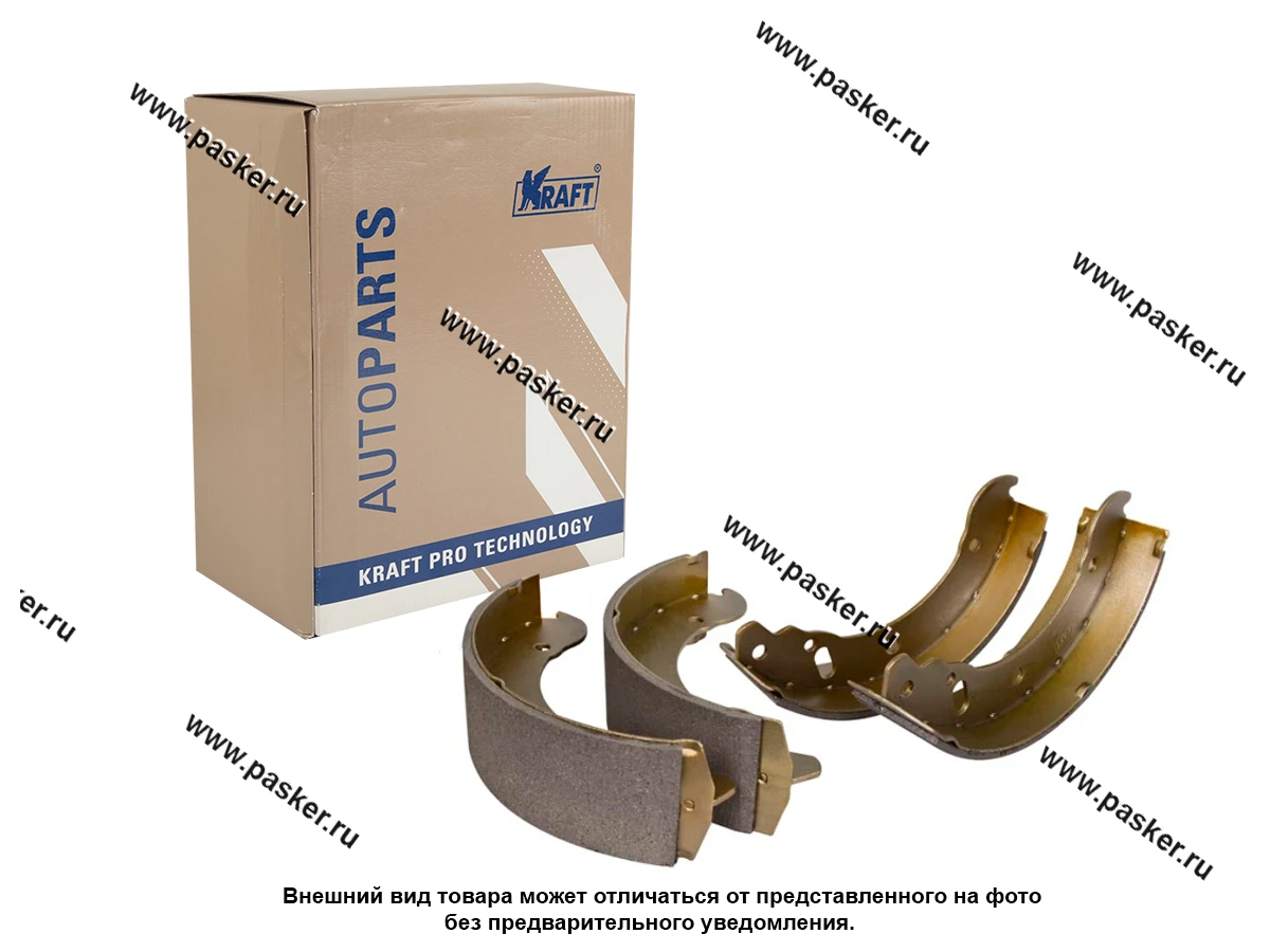 Колодки тормозные Газель Соболь задние KRAFT 091358
