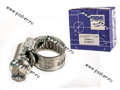 Хомут NORMA  8-12 100шт