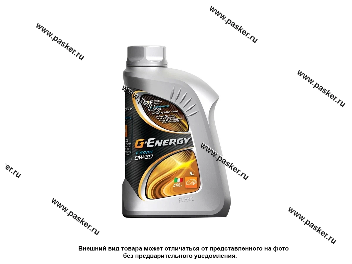 Масло G-Energy 0W30 F Synth API SP ACEA A3/B4 4л син