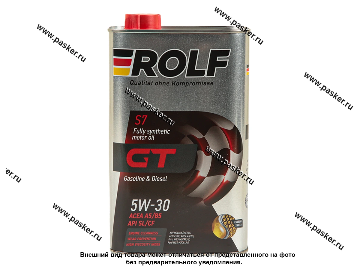 Масло ROLF 5W30 GT API SL/CF ACEA A5/B5 1л син