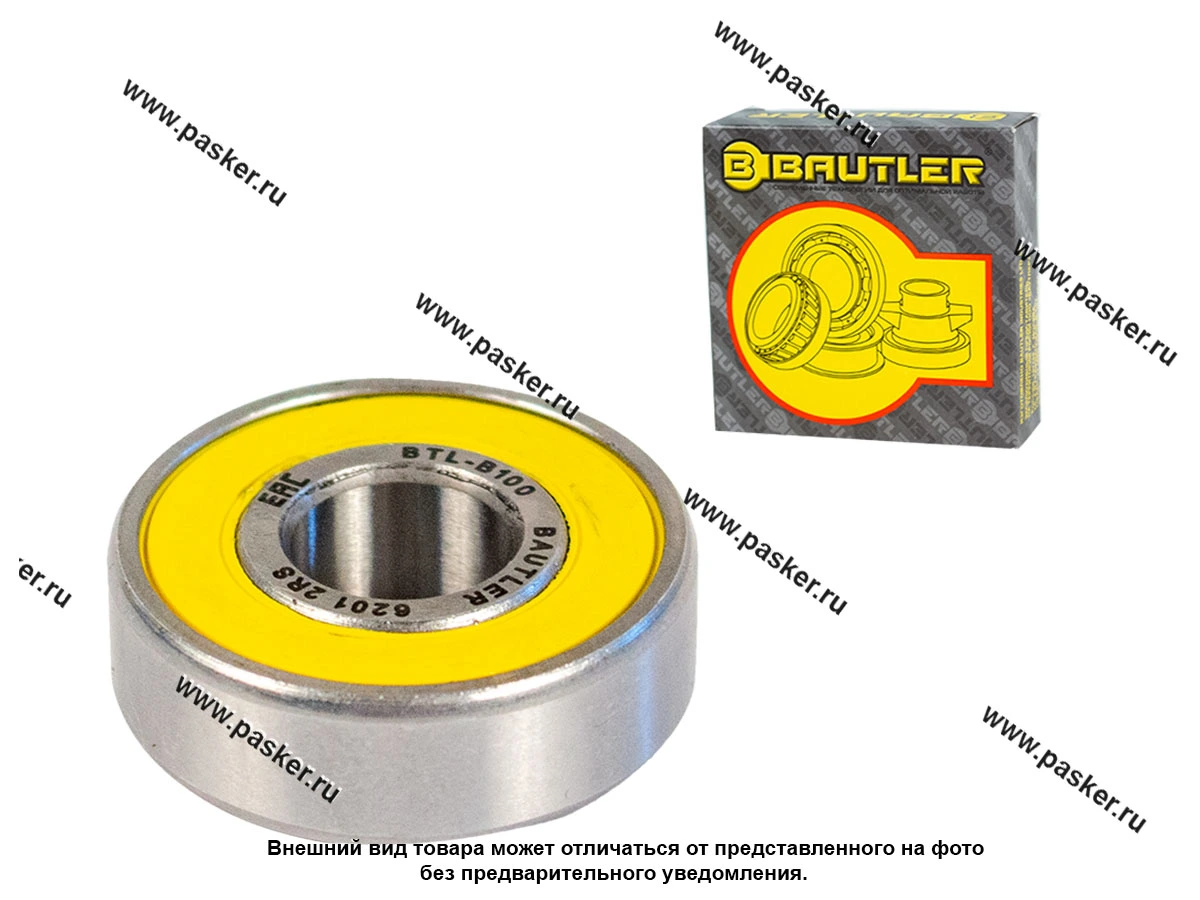 Подшипник генератора 2101-08 ОКА Таврия BAUTLER малый 180201/6201 2RS BTL-B100