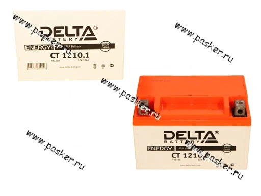 Аккумулятор DELTA CT 10Ач 1210,1 150x87x93 с/эл YTZ10S