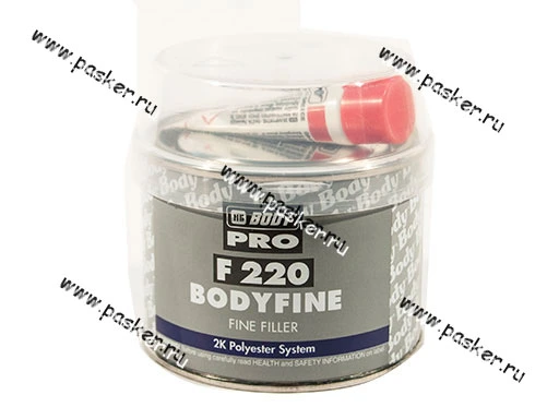Шпатлевка HB BODY FINE F220 доводочная 250гр с отвердителем