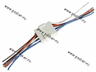 Колодка соединительная 8 местная папа+мама с проводами AVKOPRO