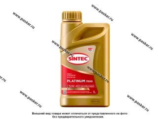 Масло SINTEC  5W40 Platinum 7000 API SN/CF ACEA A3/B4 1л син