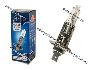 Лампа галоген 12V H1 55W P14.5s ДиаЛуч