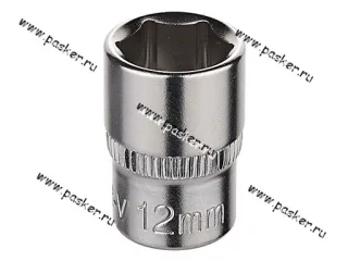 Головка торцевая 12 1/4 короткая 6-гранная KRAFT KT 700650