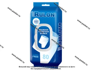 Салфетки влажные Mon Rulon туалетная бумага 80шт