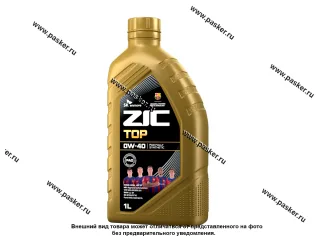 Масло ZIC  0W40 TOP API SP ACEA A3/B4 1л син 132611