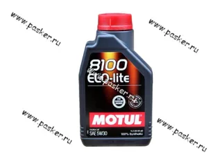 Масло Motul  5W30 8100 Eco-lite API SP-RC ILSAC GF-6a 1л син