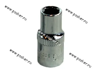 Головка торцевая  6 1/4 короткая 6-гранная OMBRA 114006