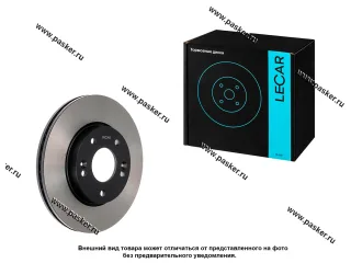 Диск тормозной Hyundai Creta 16- 1.6 Elantra 11- i30 11-16 LECAR передний LECAR000246502 [упаковка 2 шт.]