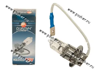 Лампа галоген 12V H3 55W Pk22s ДиаЛуч