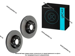 Диск тормозной Nissan Almera (B0) LECAR передний LECAR000936602 [упаковка 2 шт.]
