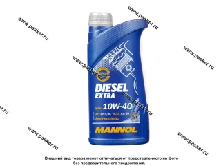 Масло Mannol 10W40 Diesel Extra API SL/CH-4/ACEA A3/B3 1л п/с MN7504-1