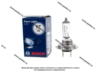 Лампа галоген 12V H7 55W PX26d BOSCH Pure light 071