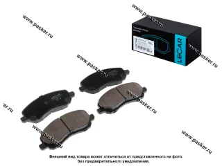 Колодки тормозные Mitsubishi Lancer X 07- ASX 10- передние сист. Akebono LECAR LECAR000372201