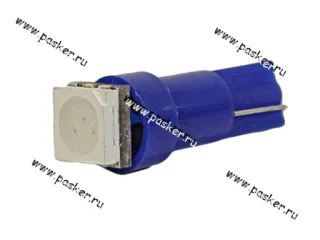 Лампа светодиод 12V1.2W W2x4.6d Nord YADA 1SMD синяя