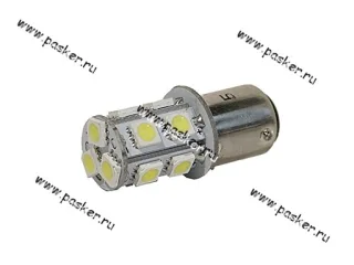Лампа светодиод 12V21/5W BAY15d Nord YADA 13SMD белая