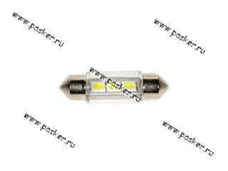 Лампа светодиод 24V5W SV8.5-8 Nord YADA 8SMD белая [упаковка 10 шт.]