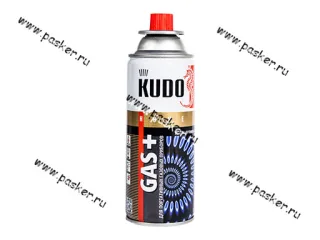 Баллон газовый пропанбутановый 220гр цанговый KUDO KU-H403