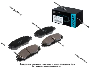 Колодки тормозные Toyota Corolla 06- передние сист. Akebono LECAR LECAR000782201