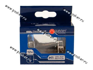 Лампа галоген 12V H1 55W P14.5s ДиаЛуч Blue 2шт