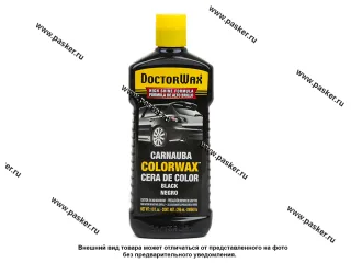 Полироль кузова Doctor Wax с полифлоном черная 296мл DW8401S