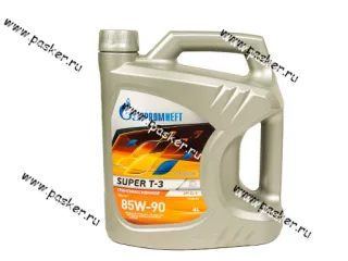 Масло Gazpromneft 85W90 Super T-3 GL-5 4л транс