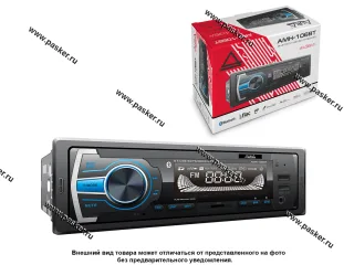 Автомагнитола AURA USB/Bluetooth/MicroSD/FM 4х36W синяя подсветка AMH/FIREBALL-106BT