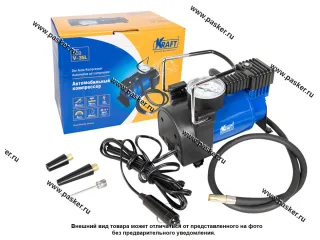 Компрессор KRAFT ECO V-35L 35 л/мин в сумке, 3 насадки 800034