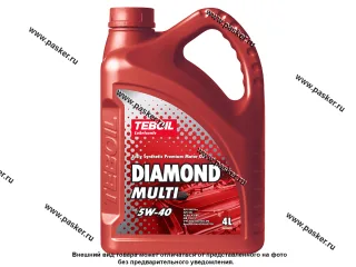 Масло TEBOIL  5W40 Diamond Multi API SN+ ACEA A3/B4 4л син