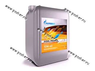 Масло Gazpromneft 10W40 Diesel Premium API CL-4/SL ACEA E7 20л п/с