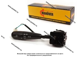 Переключатель поворотов и света Chevrolet Lanos T100 Matiz Spark без птф MANOVER MR7181830