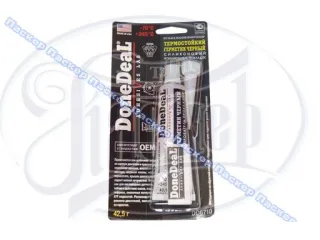 Герметик DoneDeal 6710 42,5гр силиконовый термостойкий черный