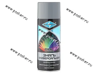 Краска Серая SKYRON RAL 7040 SR-17040 520мл аэрозольная