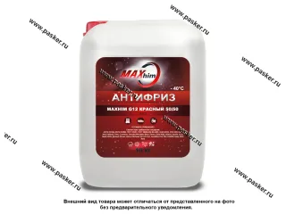 Антифриз  MAXHIM G12+ 10кг красный MHR101240