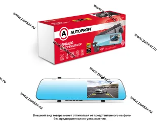 Видеорегистратор AVTOPROFI 1080Р дисплей 4,19" зеркало + камера заднего вида MIR-42RC
