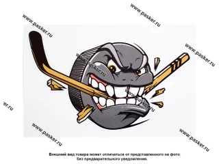 Наклейка Шайба 17,5х13,5см