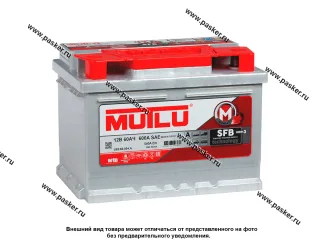 Аккумулятор MUTLU 60Ач SFB M3 EN540 242х175х175 обр/п низкий