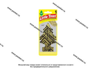 Ароматизатор LITTLE TREES Елочка золото