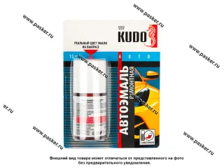 Краска 110 Рубин KUDO 15мл кисть