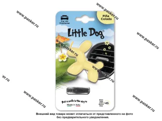 Ароматизатор Little Dog на дефлектор 12мл Пина колада