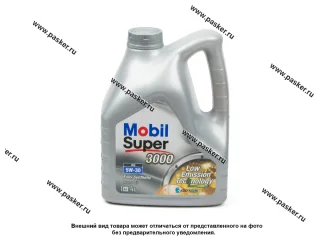 Масло Mobil  5W30 Super 3000 XE API SN ACEA A1/B1 A5/B5 4л син 153018/152505/151453
