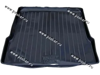 Коврик в багажник Renault Logan с 2004г пластик Comfort