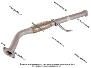 Труба приемная Hyundai Роrter-2 с гофрокомпенсатором ФОБОС без катализатора 30350