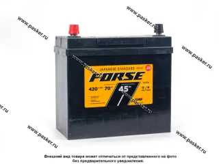 Аккумулятор FORSE 45Ач EN420 ASIA 237x127x225 B24
