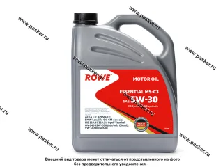 Масло ROWE  5W30 ESSENTIAL MS-C3 API SN/CF ACEA C3 4л син 20364-0040-2A/20364-453-2A